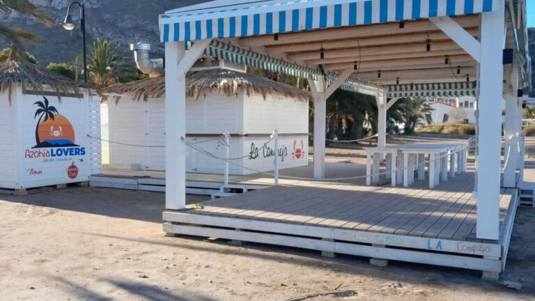 mobiliario playa
