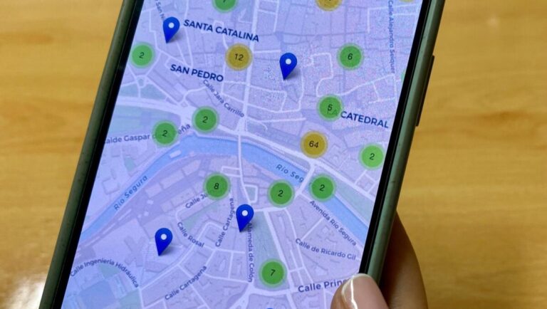 Murcia mapa interactivo eventos