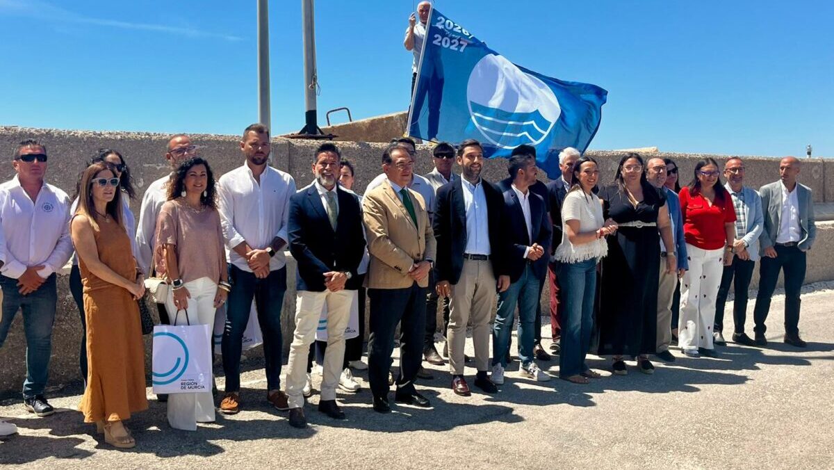 Estas son las 41 banderas azules que ondearán en la Región de Murcia en 2026