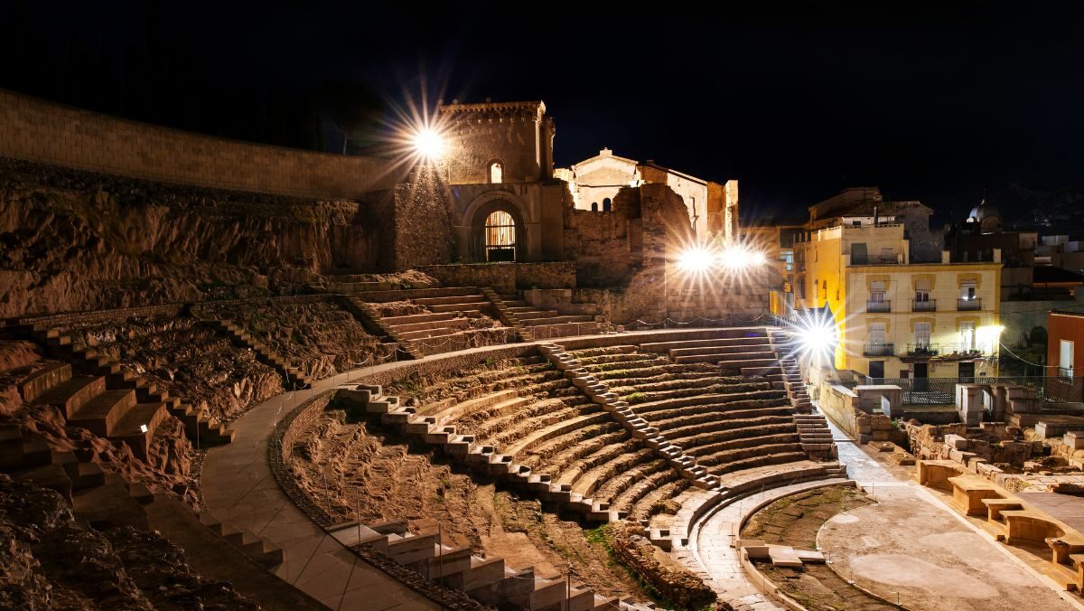 El Teatro Romano de Cartagena inaugura en junio sus visitas nocturnas con espectáculos teatralizados y rutas guiadas