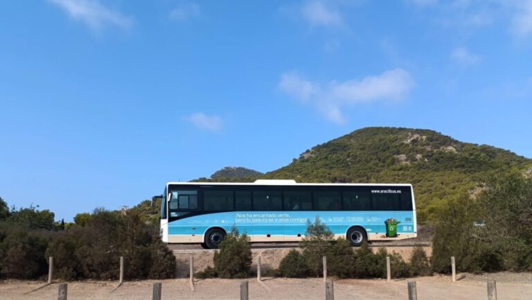 autobuses a las playas de Calblanque