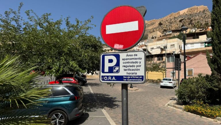 Aparcar en la zona azul de Lorca