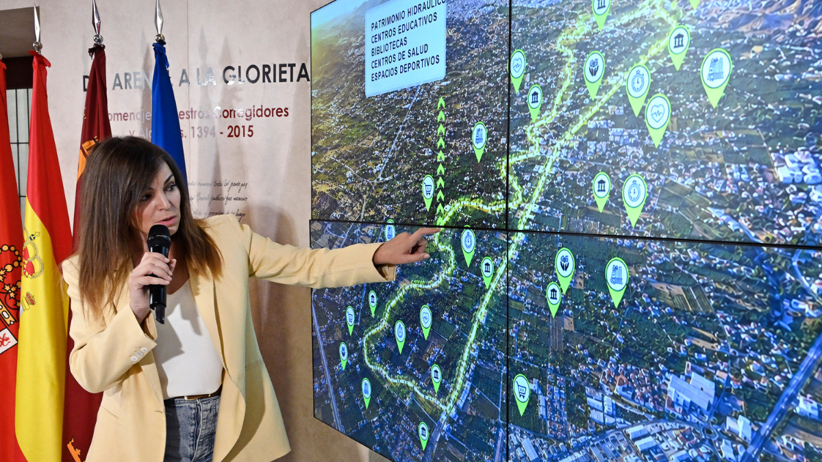 Murcia tendrá un cinturón verde de 43 kilómetros que conectará la ciudad con sus pedanías